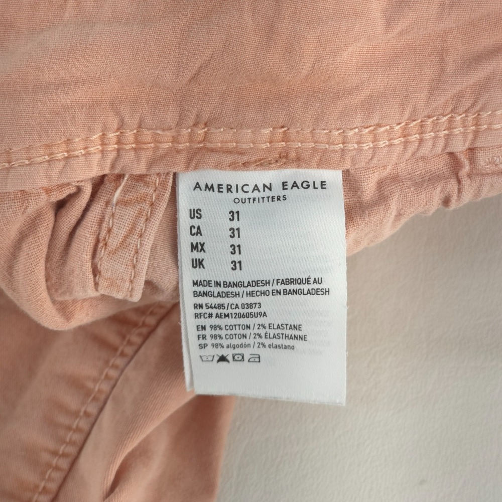 American Eagle Outfitters Classic Fit Chino Shorts Mens 31 Beach Summer Vacation - Picture 8 of 16
